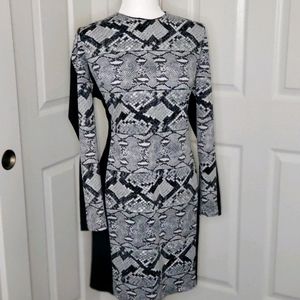Michael Kors snakeskin printed minidress
